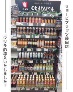リョービプラッツ藤田店「ウヅラ酢」導入いたしました