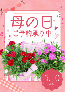 母の日ご予約承り中！